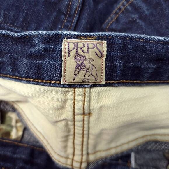 PRPS Skinny Jeans Mens 30x34 Japanese Donwan Harrell Selvedge Button-Fly - Picture 3 of 11